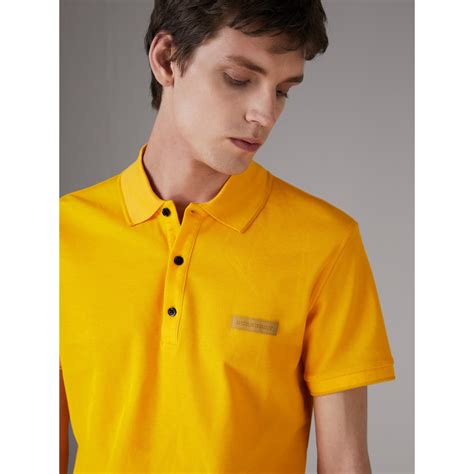 burberry yellow polo shirt|burberry polo shirt vintage.